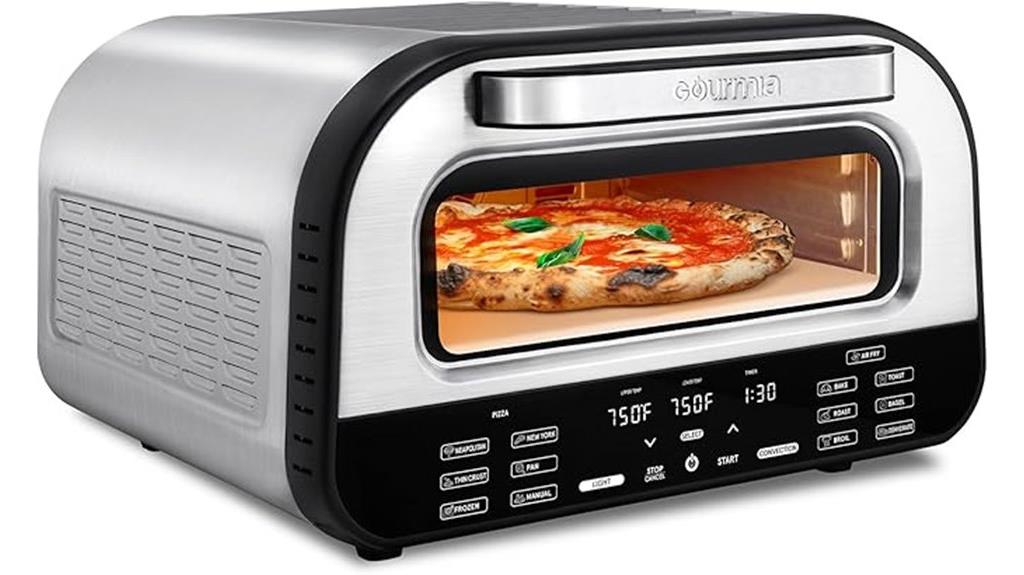 compact pizza oven combo