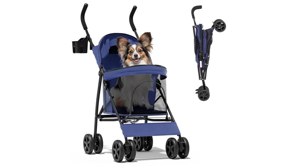 compact stroller for pets
