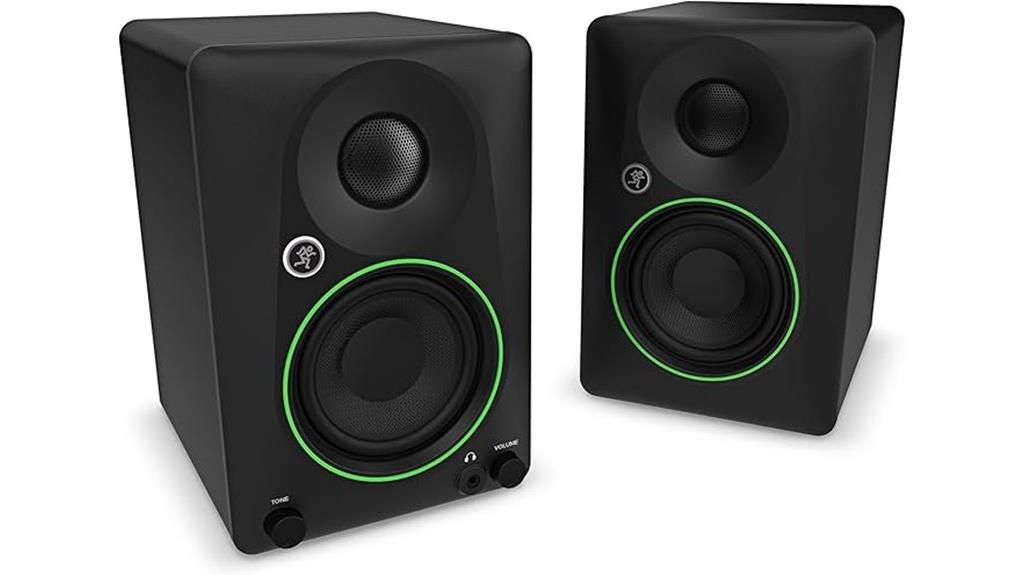 compact studio monitor speakers