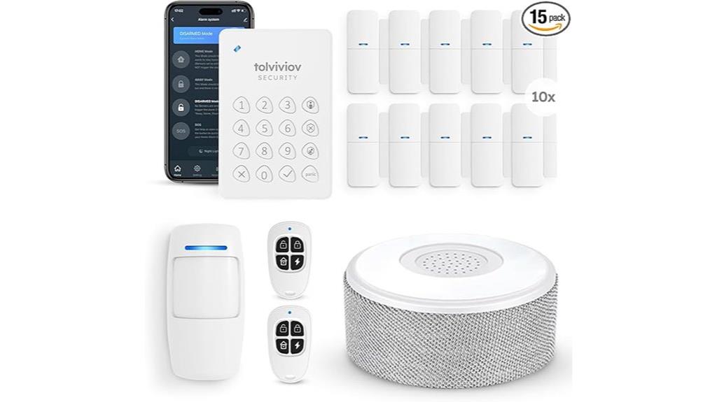 complete 15 piece security kit