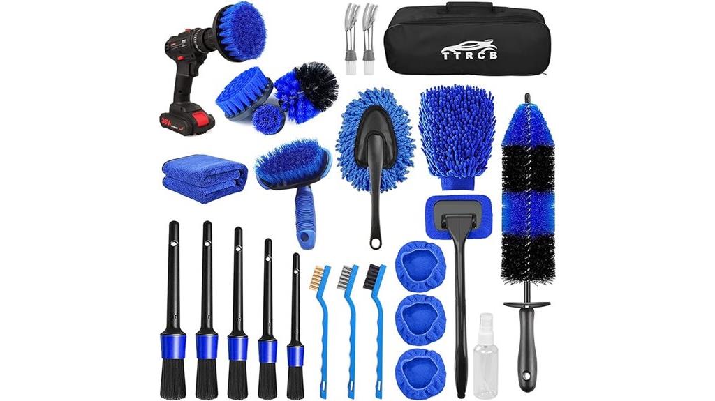 complete 26 piece car cleaning set