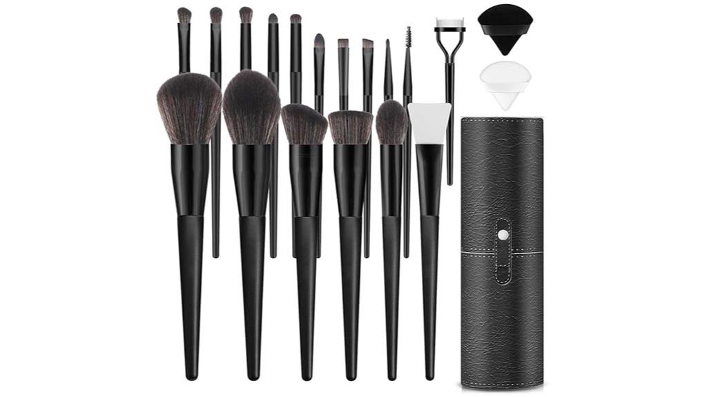 complete makeup brush collection