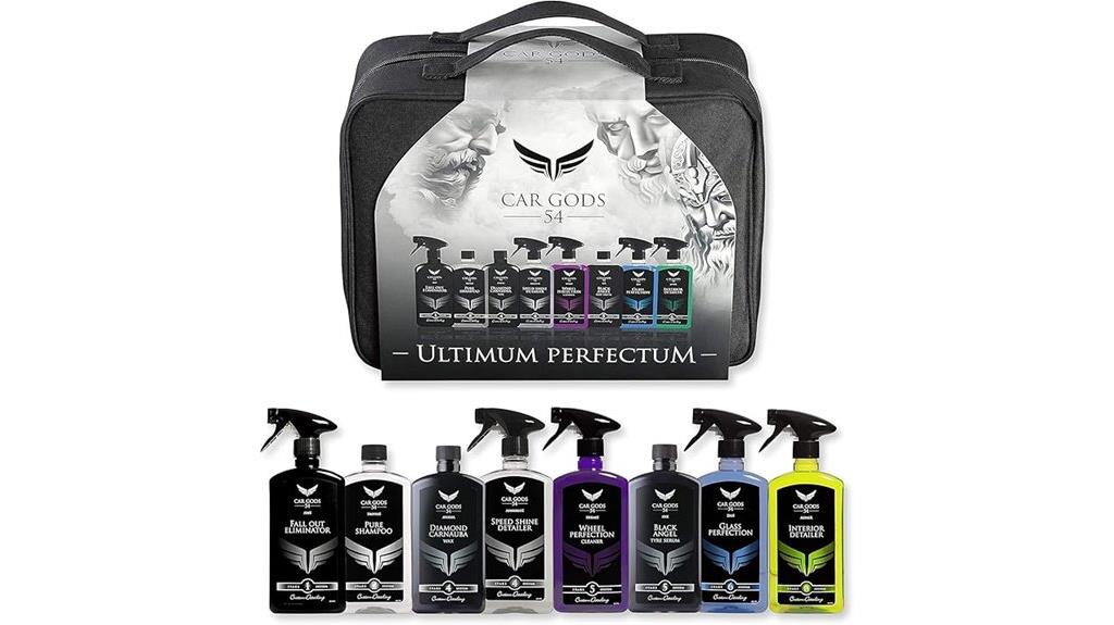 comprehensive car cleaning set