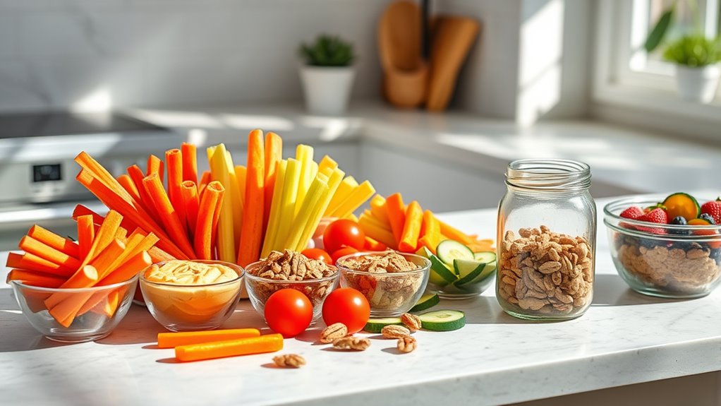 consistent nutritious snack habits