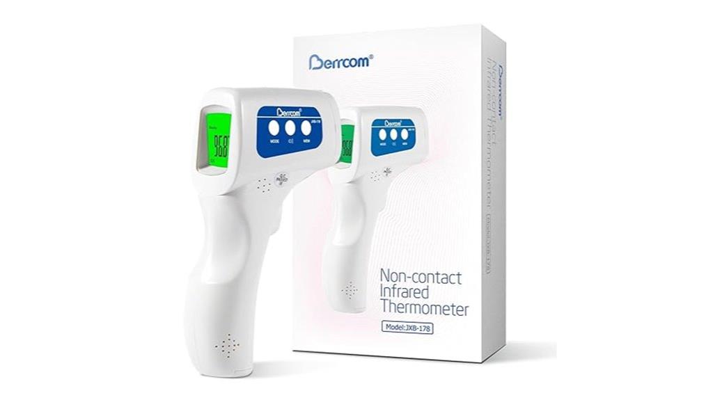 contactless infrared temperature scanner