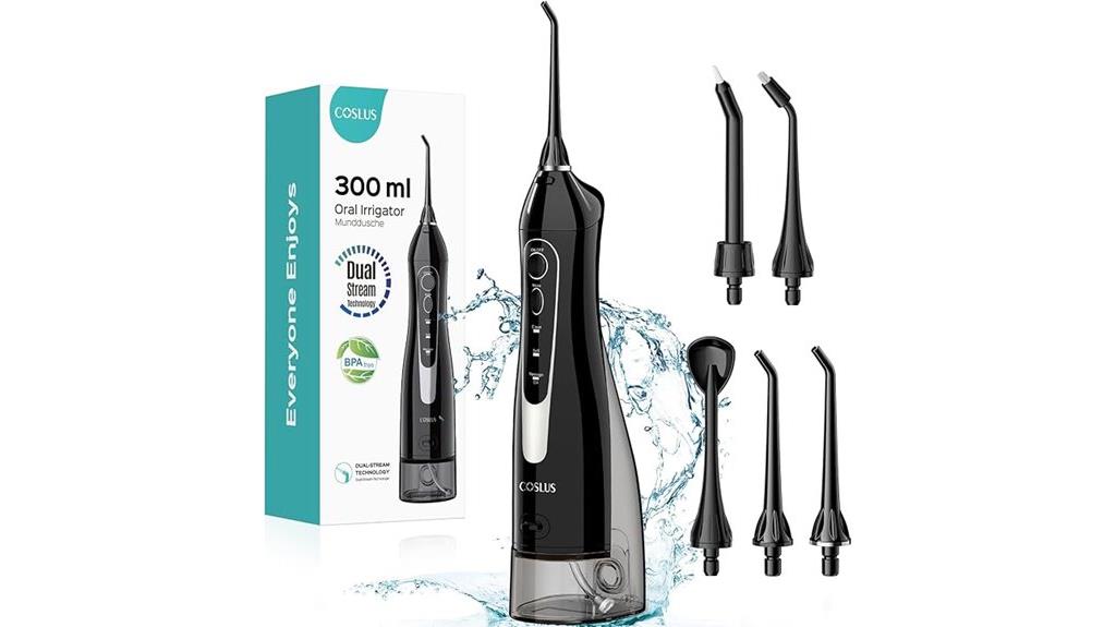 cordless portable water flosser