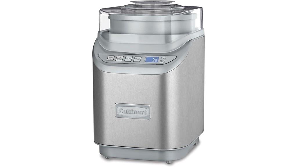 cuisinart stainless steel ice cream