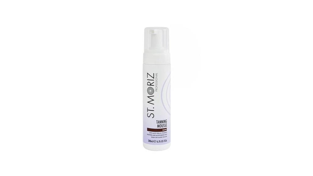 dark mousse self tanner
