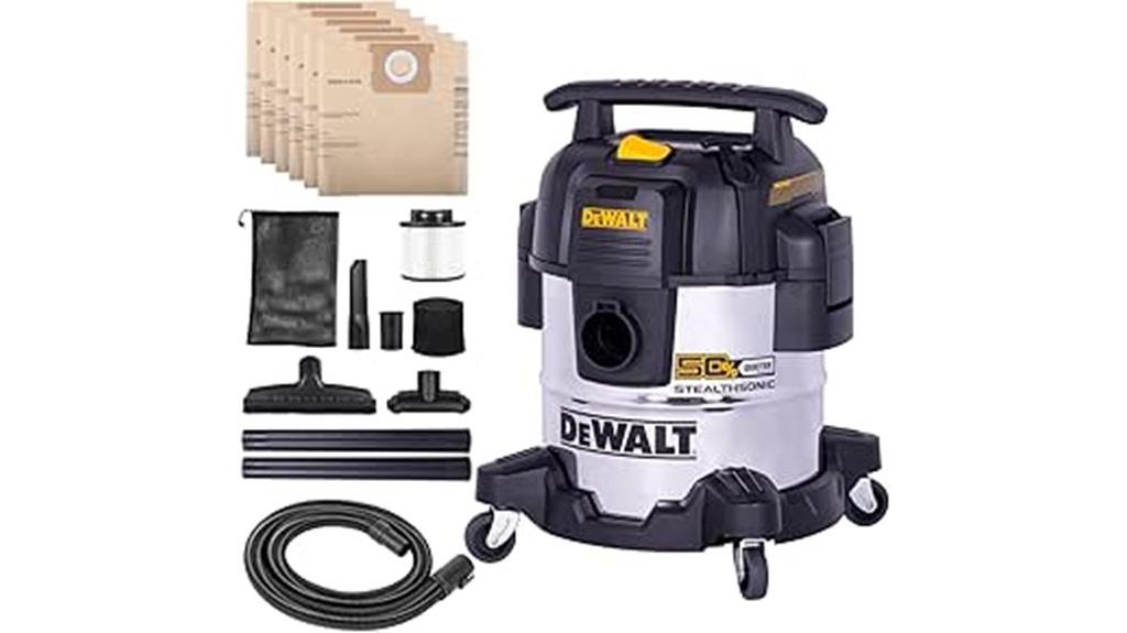 dewalt 5 gallon shop vacuum