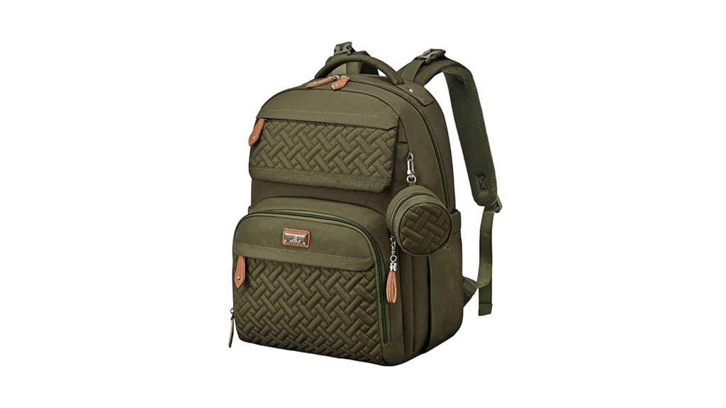 diaper bag with changing pad