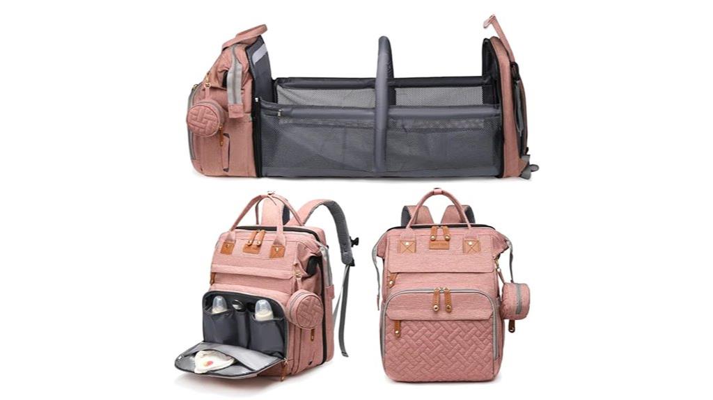 diaper bag with features