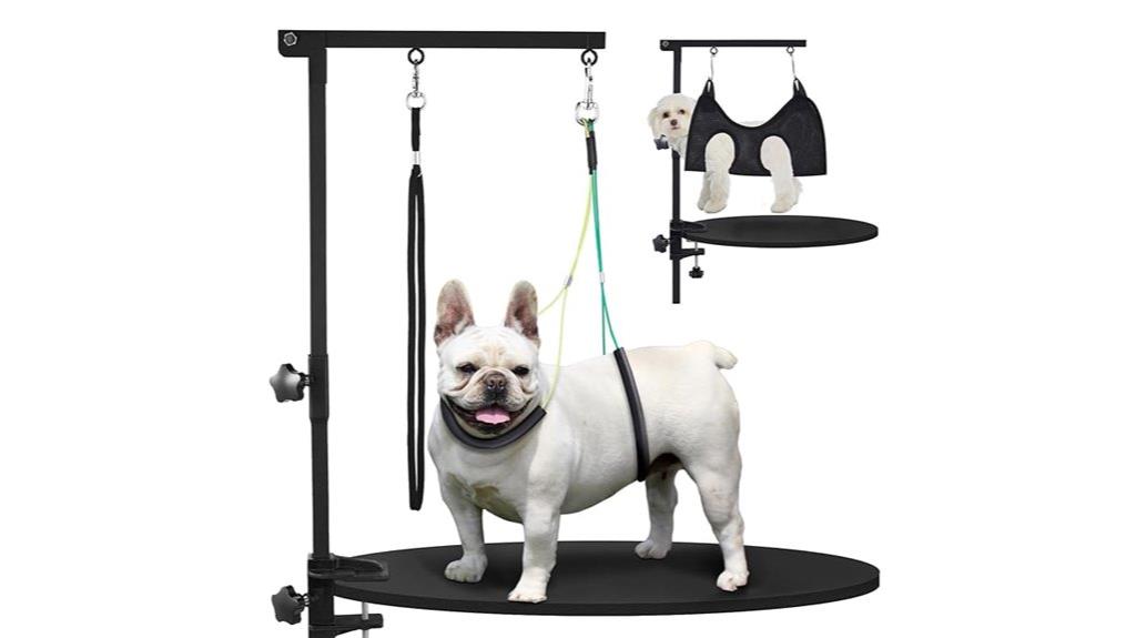 dog grooming arm clamp