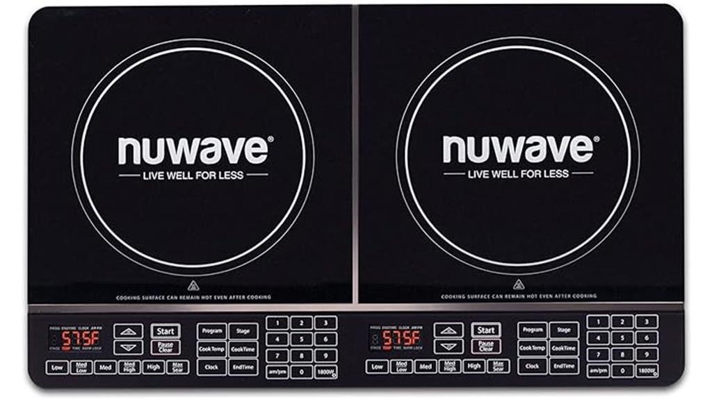 double 1800w induction cooktop