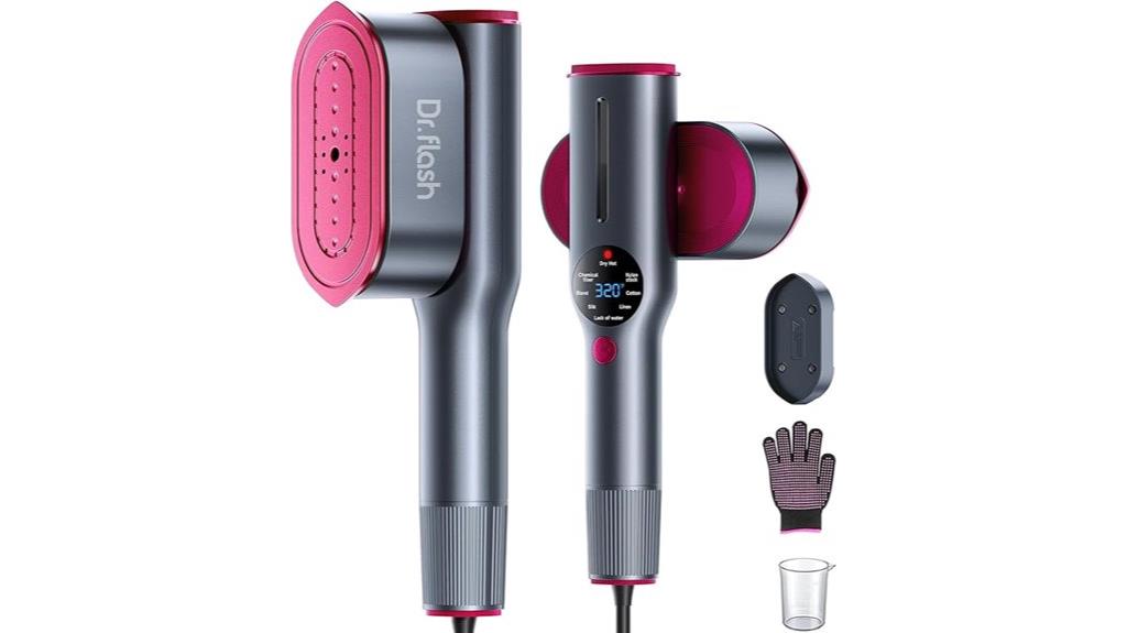 dual function steamer iron