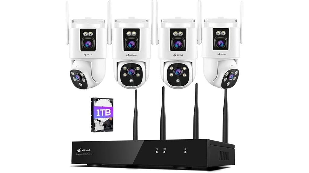 dual lens wireless security