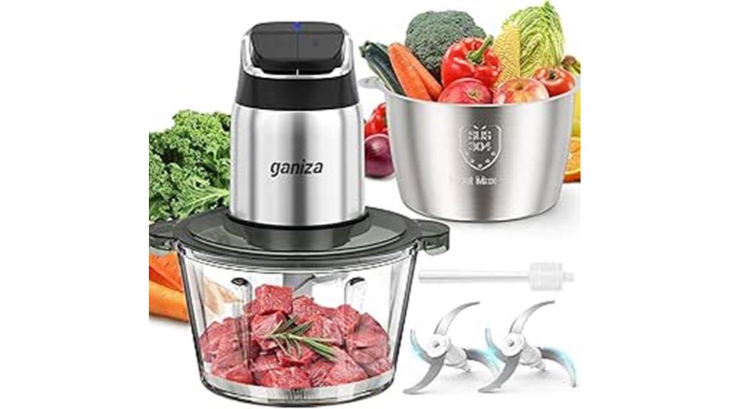 dual speed food processor accessories