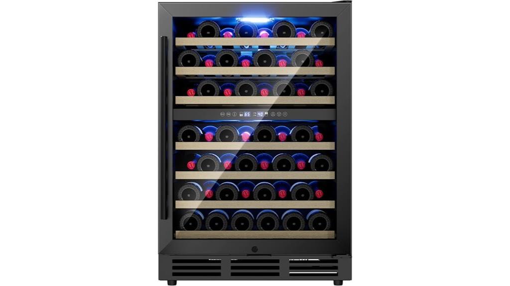 dual zone wine cooler