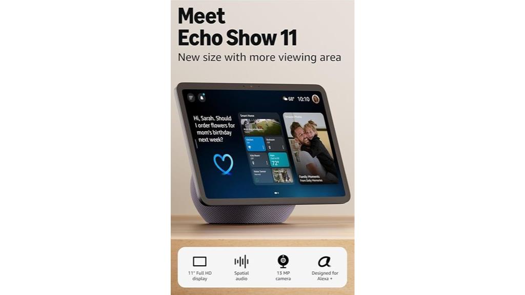 echo show 11 full hd display