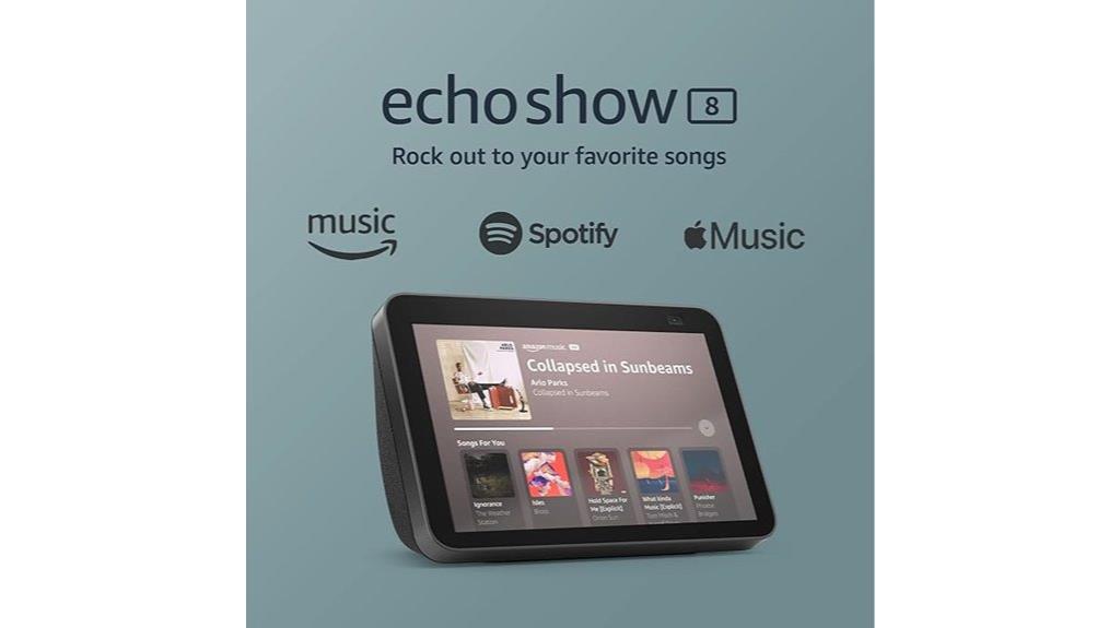 echo show 8 glacier white