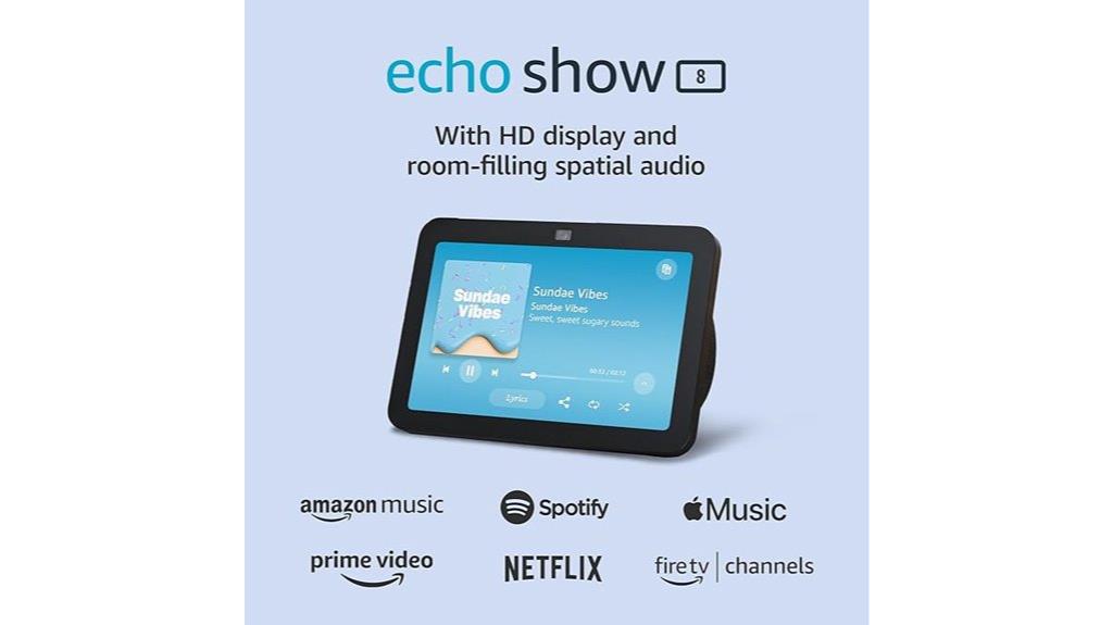 echo show 8 with alexa