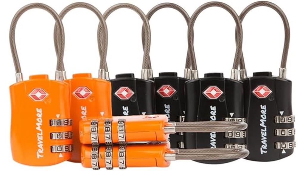 eight tsa approved locks