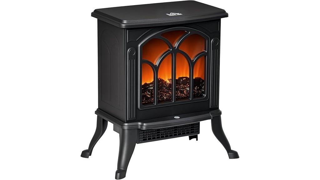 electric fireplace with safety