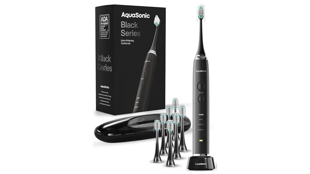 electric toothbrush with eight heads