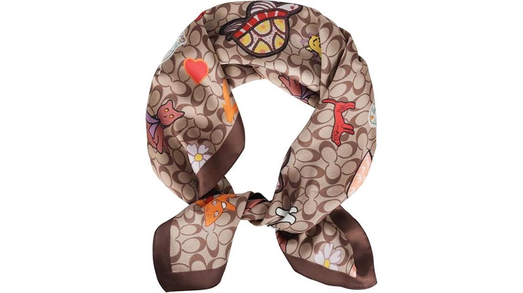 elegant satin headscarf