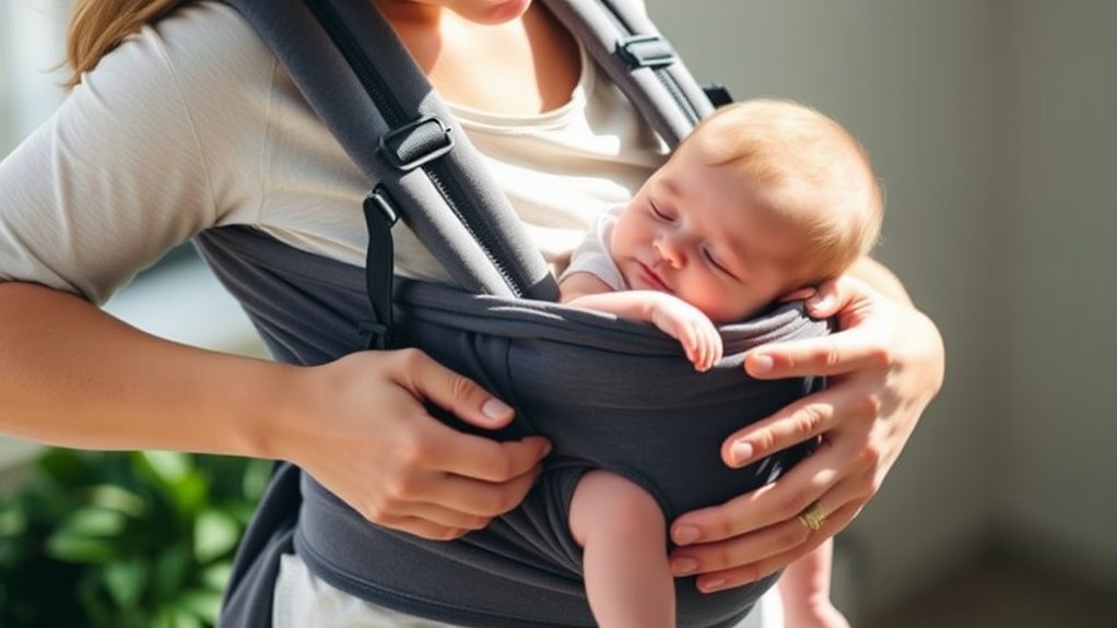 ergonomic babywearing safety tips