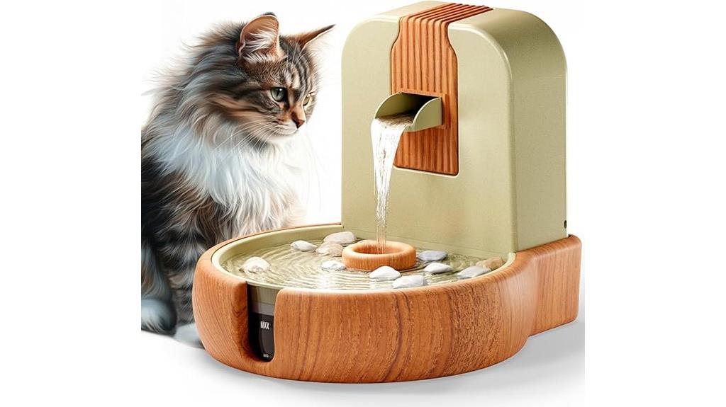 filtered splash free fountain