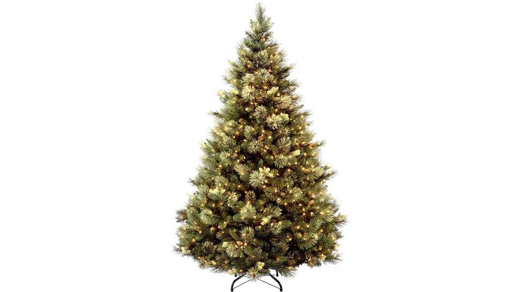 flocked 6 5 ft christmas tree