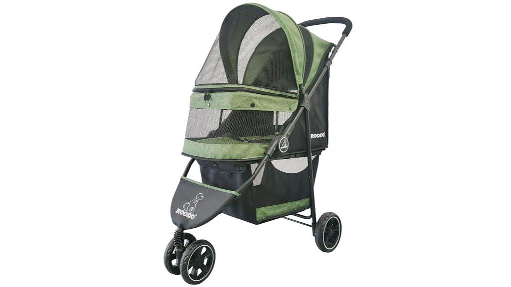 foldable pet stroller