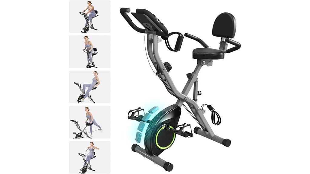 foldable stationary exercise bike