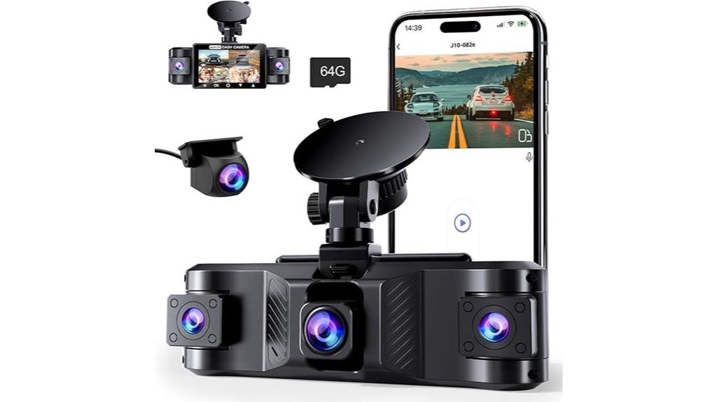 four camera 2 5k dashcam