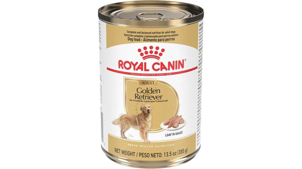 golden retriever canned food