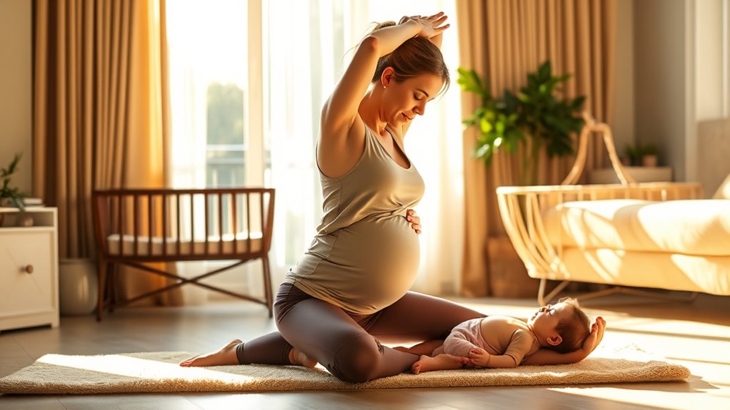 gradual postpartum exercise recovery