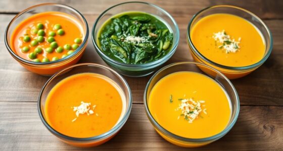 healthy veggie filled soups