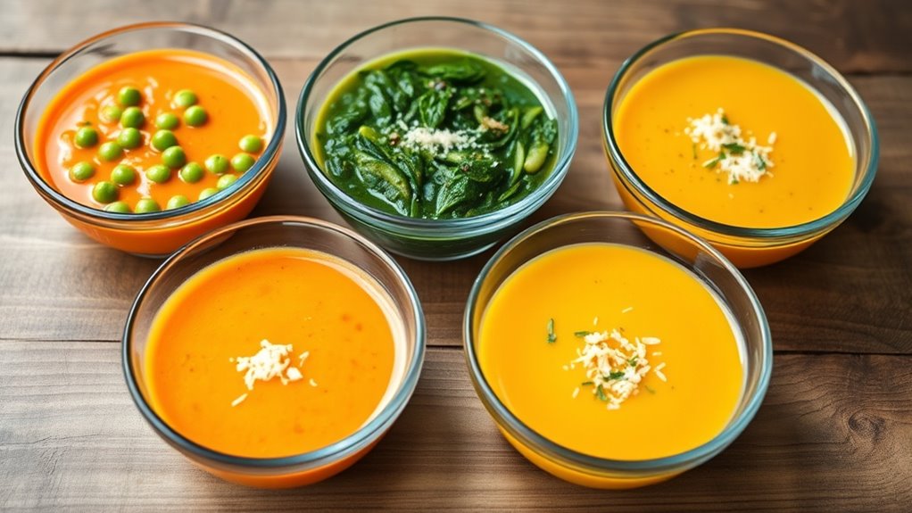 healthy veggie filled soups
