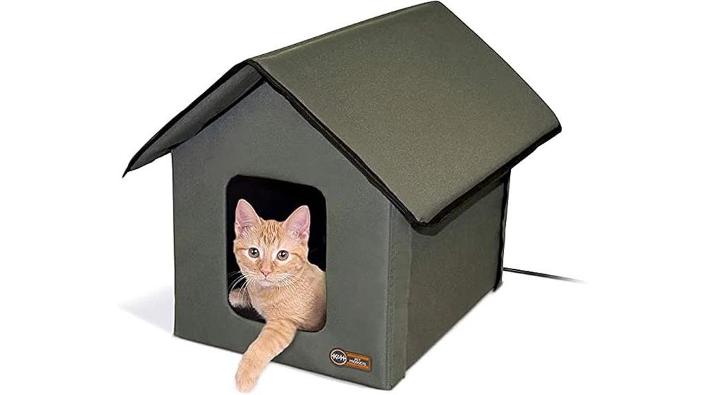 heated outdoor cat shelter