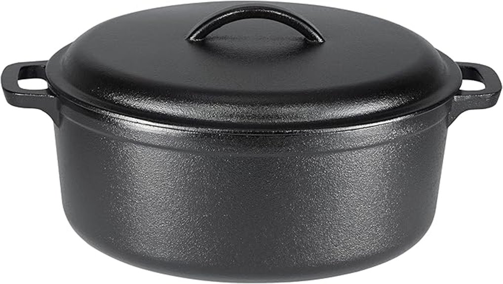 heavy 7 quart cast iron