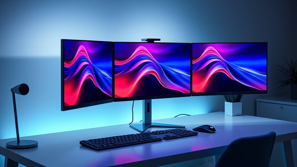 high resolution ergonomic vibrant visuals
