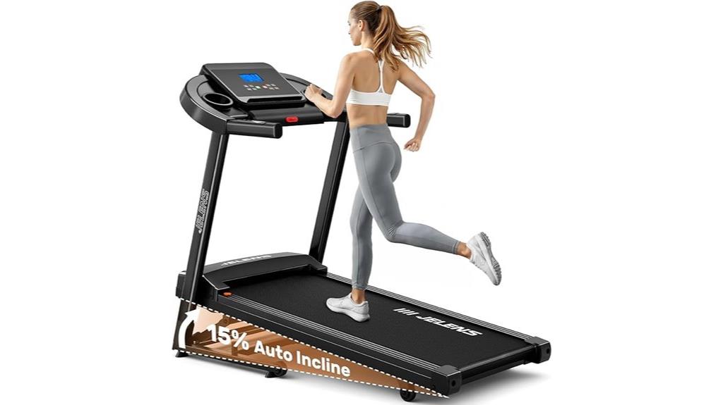 home treadmill with auto incline