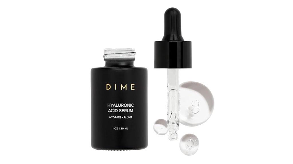 hyaluronic facial serum dime