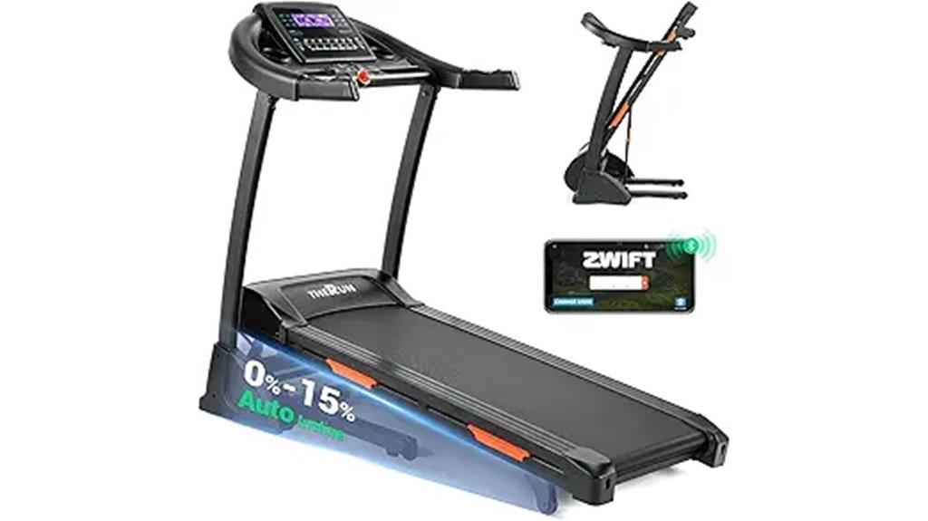 incline running treadmill
