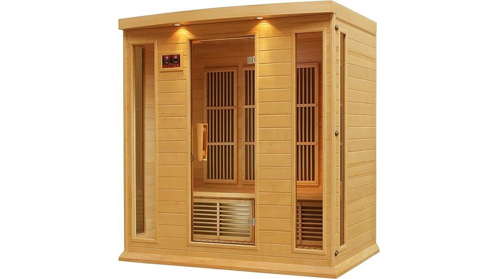 infrared carbon sauna features