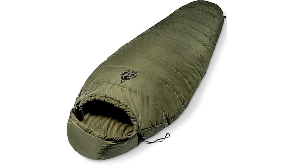 insulated envelope sleeping bag