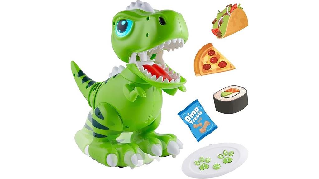 interactive robotic dinosaur toy