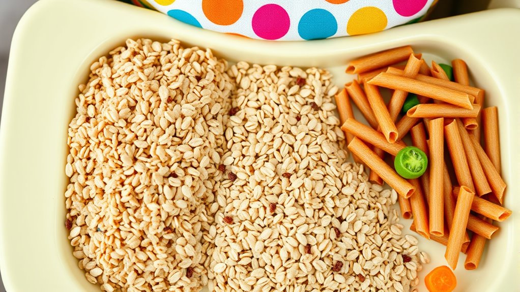 introduce diverse whole grains