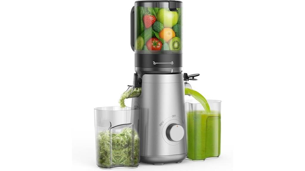 juicer with wide feed