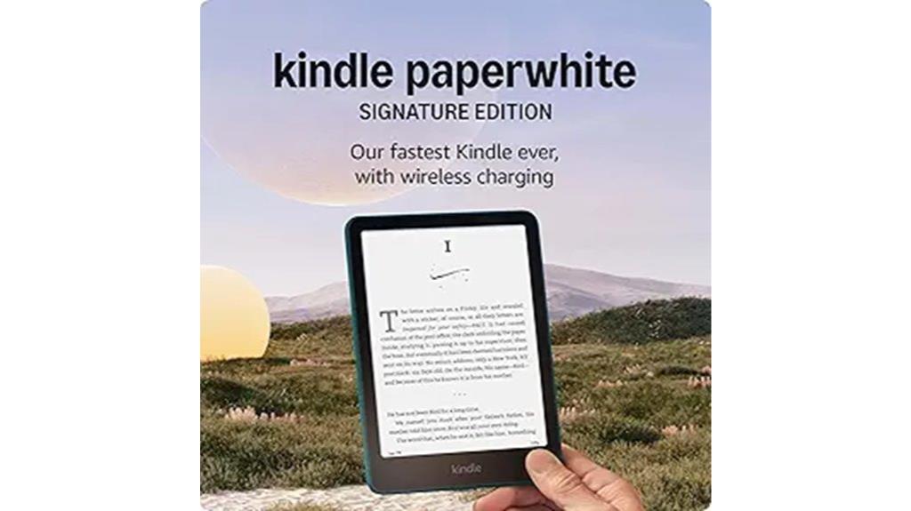 kindle paperwhite signature edition